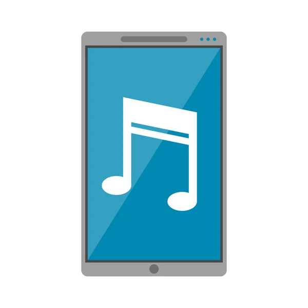 Musik och smartphone — Stock vektor
