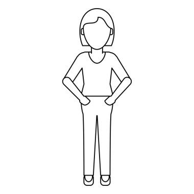 Executive işkadını çizgi film siyah beyaz meçhul