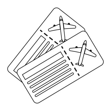 Tatil ve seyahat siyah beyaz