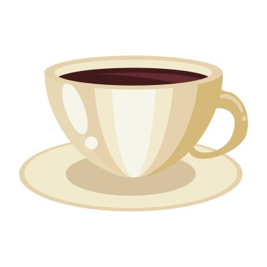 İzole sıcak kahve kupa