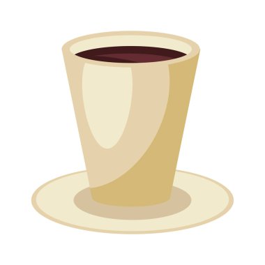 İzole sıcak kahve kupa