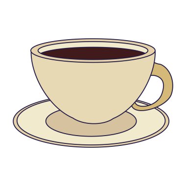 İzole sıcak kahve kupa