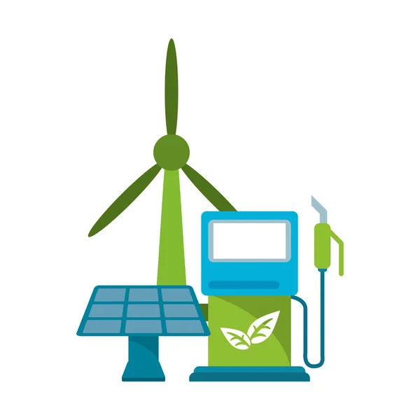 Ecología energía verde — Vector de stock