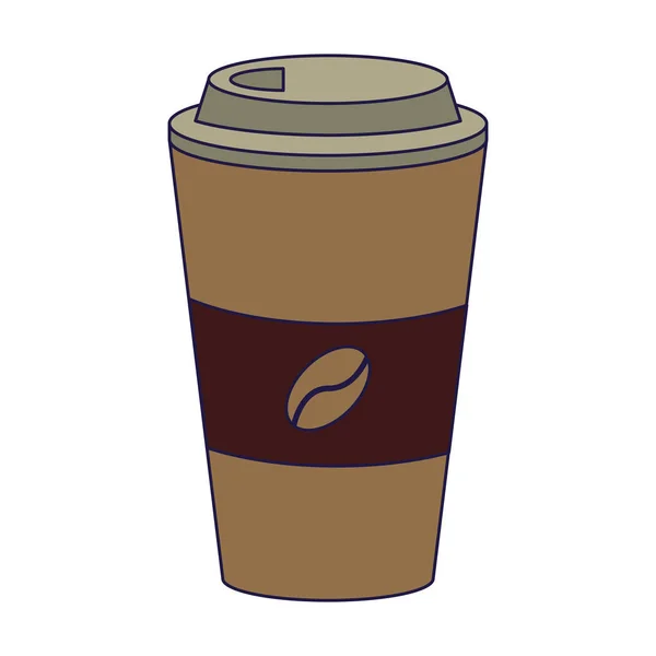 Kaffee to go Tasse — Stockvektor