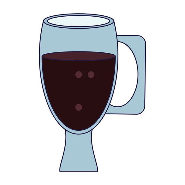 Bebida taza de café — Vector de stock