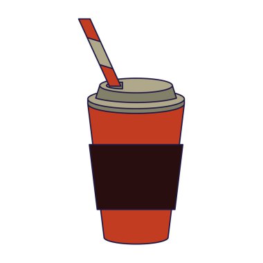 Saman ile fincan kahve