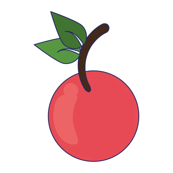 Cherry plantaardige voedsel symbool — Stockvector