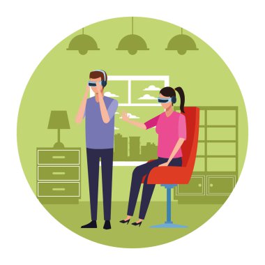 Sanal gerçeklik teknolojisi ile oynayanlar