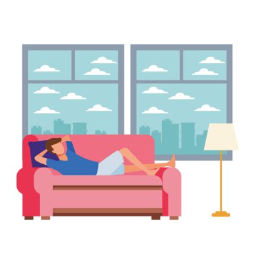 yüzü olmayan adam kanepe dekorasyon dinlenme