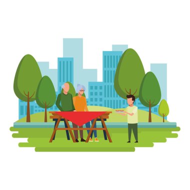 meçhul dedesi açık Barbekü yemek masa