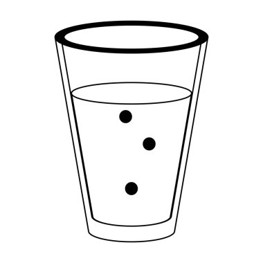 Kahve cam bardak içki siyah beyaz