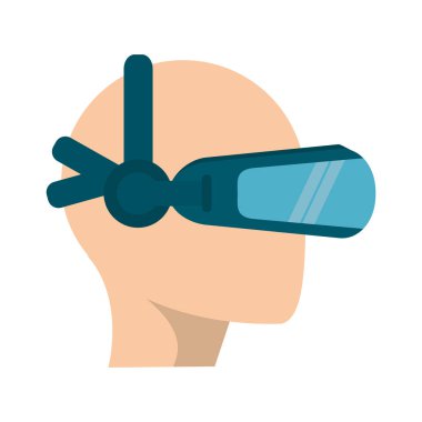 Sanal gerçeklik gözlüklü adam