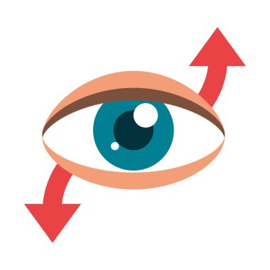 ok simgesi olan insan gözü