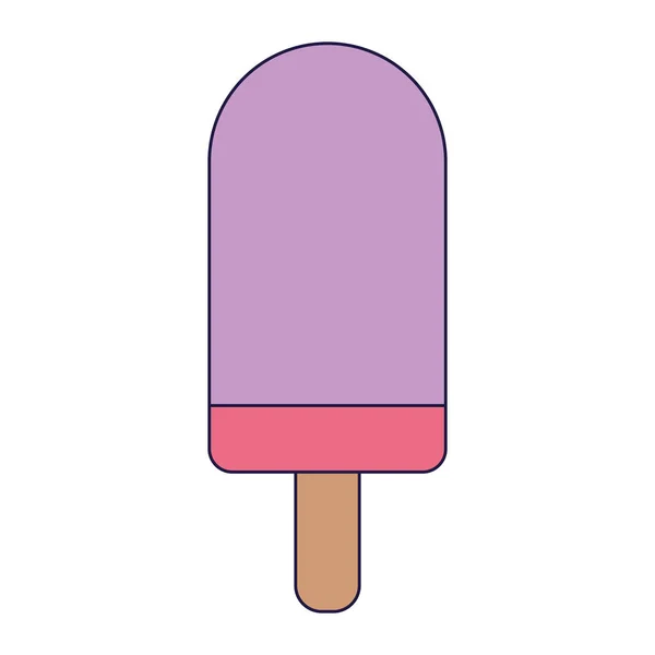 Popsicle dessert kall — Stock vektor