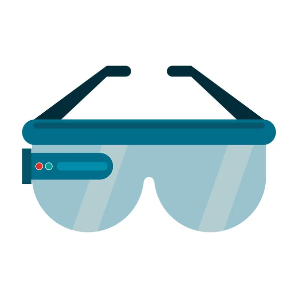 Chytré brýle nositelná technologie — Stockový vektor