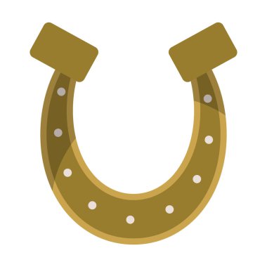 At nalı şanslı sembolü izole