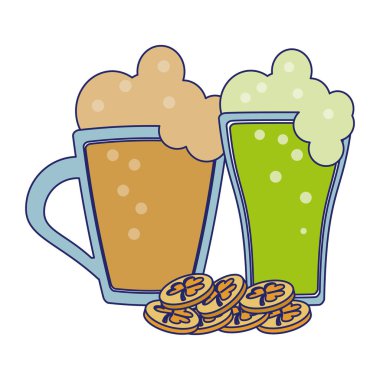 Saint patricks karikatürler satırları mavi