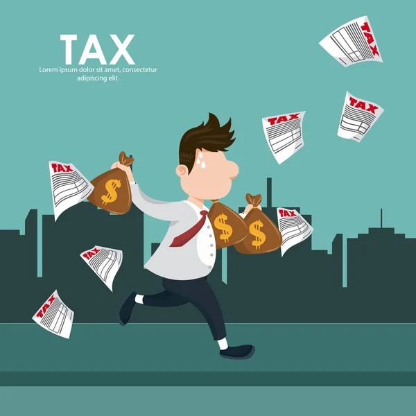 Dzień rząd zapłaty podatku — Wektor stockowy