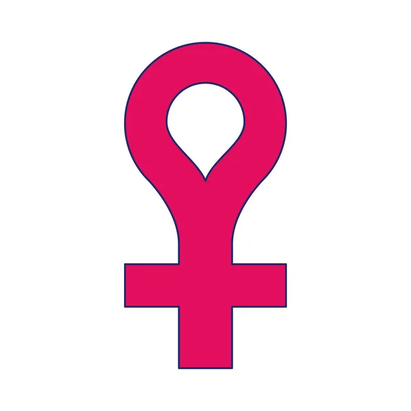 Femme symbole de genre — Image vectorielle