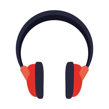 Müzik kulaklık aygıt simgesi