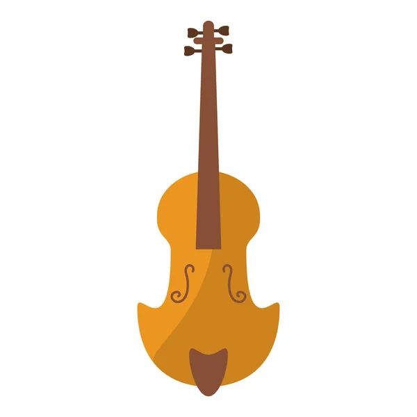 Strumento musicale violino — Vettoriale Stock