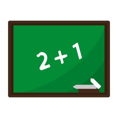 Blackboard eğitim sembolü izole