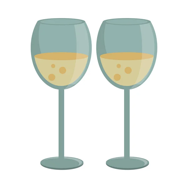 Wijn en gastronomie concept — Stockvector