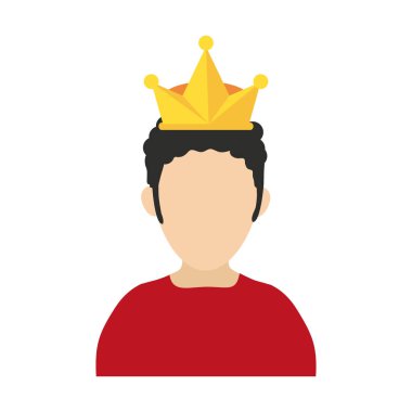 Adam taç avatar ile