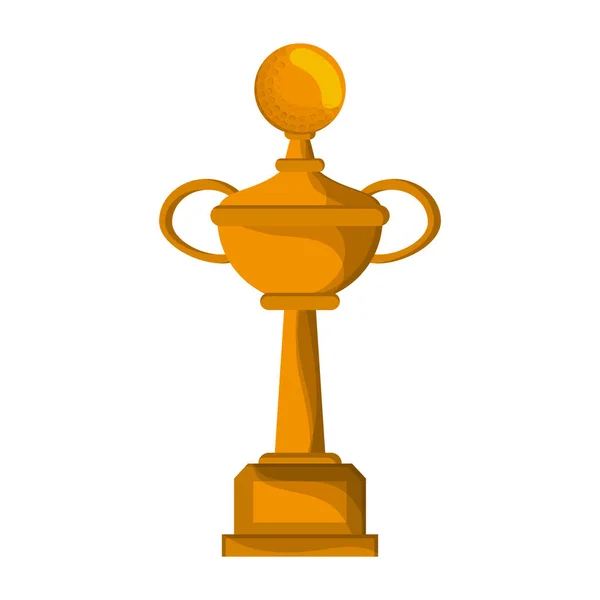 Sport trophy cup championship — Stock Vector