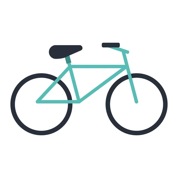 Bicicleta vehículo deportivo símbolo — Vector de stock
