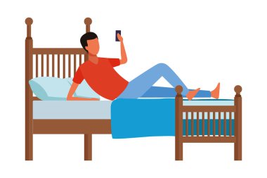 yüzü olmayan adam yatak