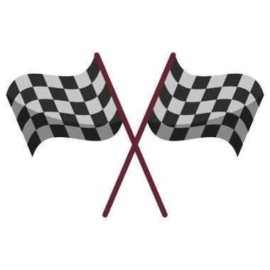 Yarış bayrakları çarpı işareti sembolü