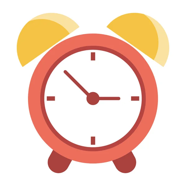 Relógio de alarme símbolo de tempo —  Vetores de Stock