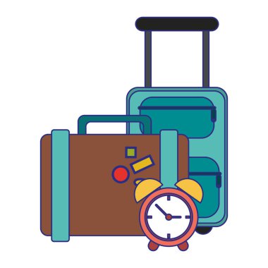 Seyahat ve yaz tatil satırları mavi