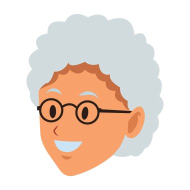 yaşlı kadın tek yüz