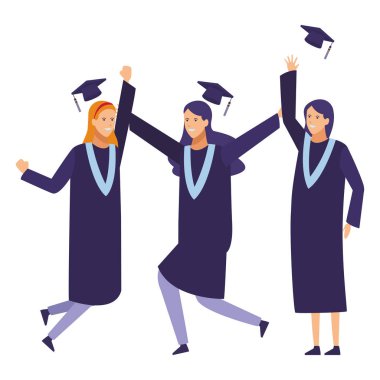 Öğrencilerin mezuniyet töreni