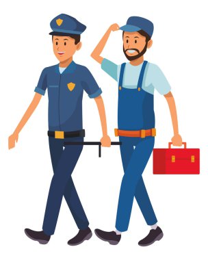 işçi ve polis