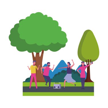 insanların avatarları dans