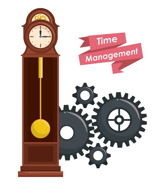 Koncept řízení času — Stockový vektor