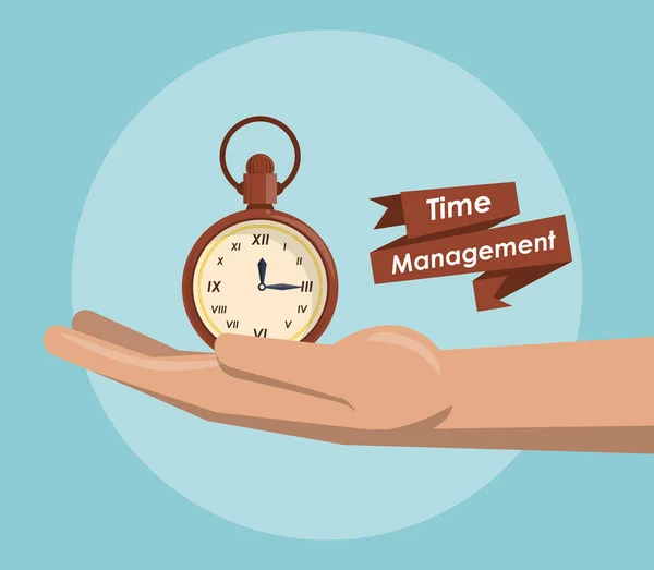 Zeitmanagement-Konzept — Stockvektor
