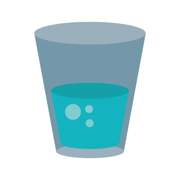 Wasser Glas Becher Symbol — Stockvektor