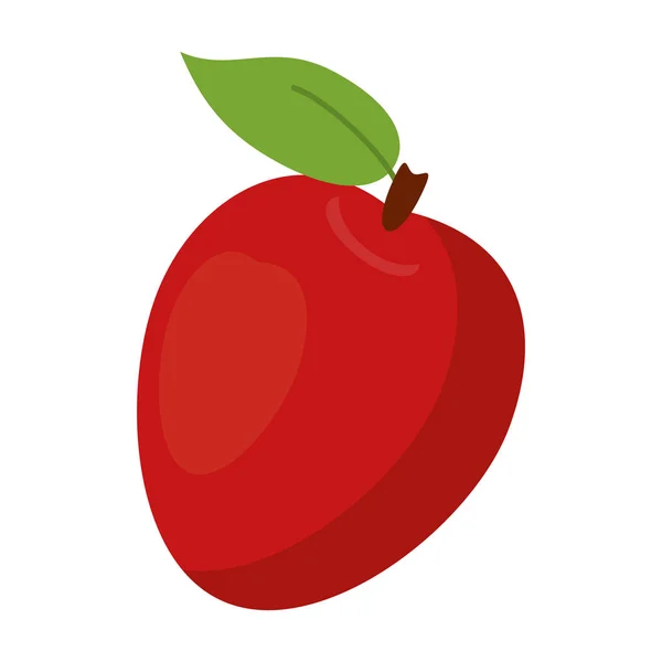 Apfelfrüchte frische Lebensmittel — Stockvektor