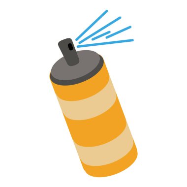 Boya sprey şişe izole