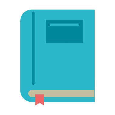 İzole kitap eğitim sembolü