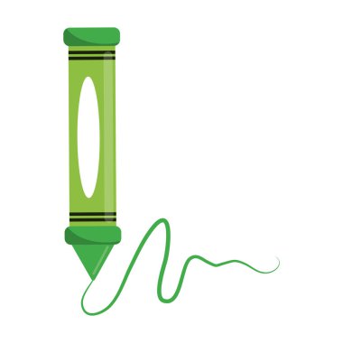 Pastel boya çizim karikatür izole