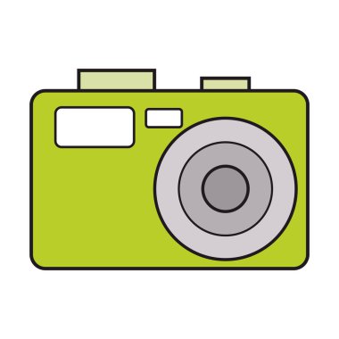 izole fotoğraf kamera simgesi