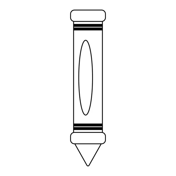 Dibujo a lápiz de dibujos animados utensilios aislados en blanco y negro — Vector de stock