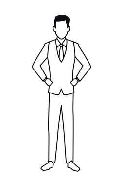 Executive iş karikatür