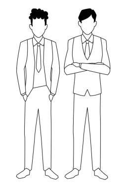 Executive iş karikatür