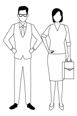 Executive iş karikatür